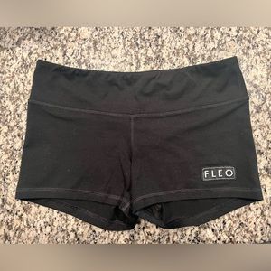 Black Fleo Shorts Large